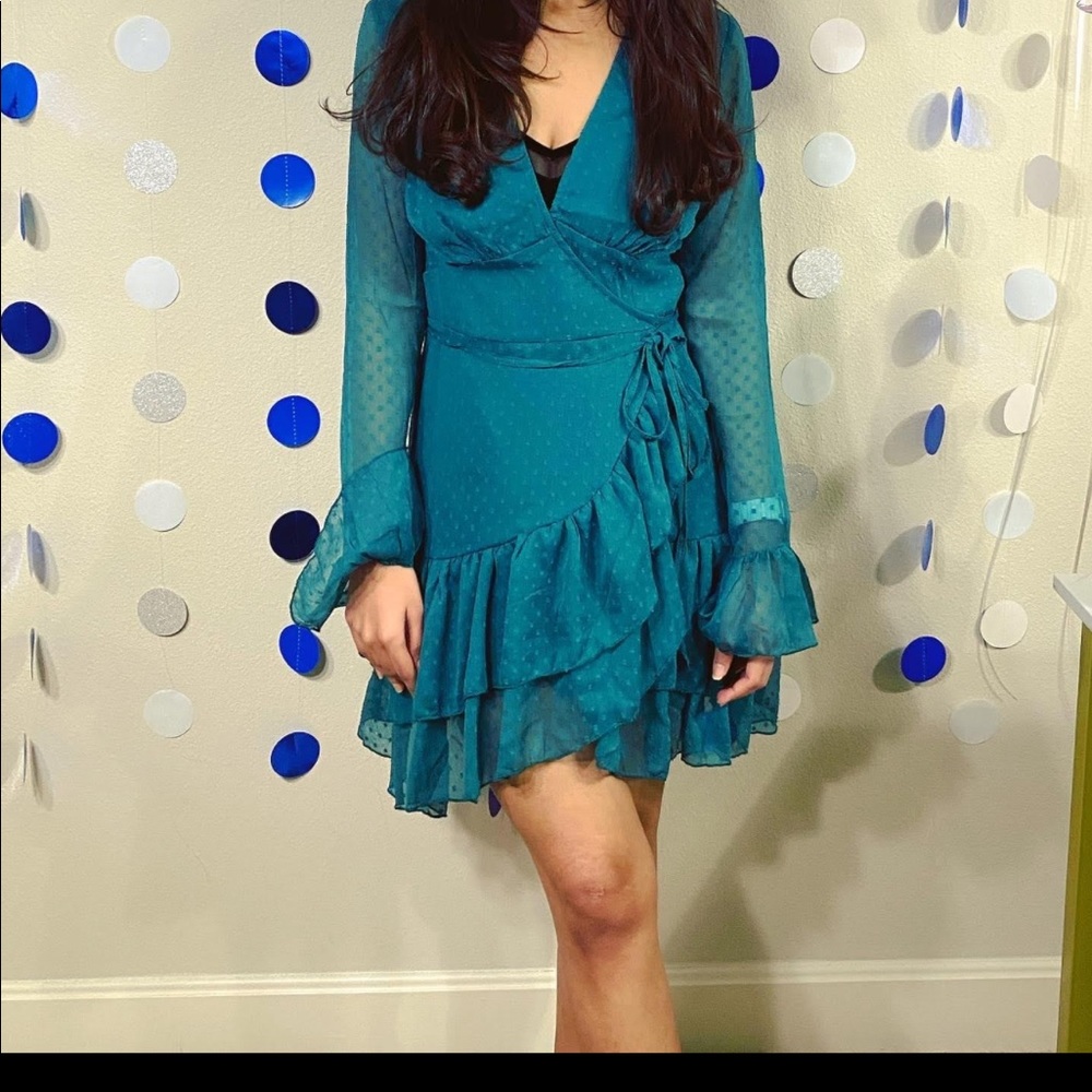 Front tie Wrap Dress